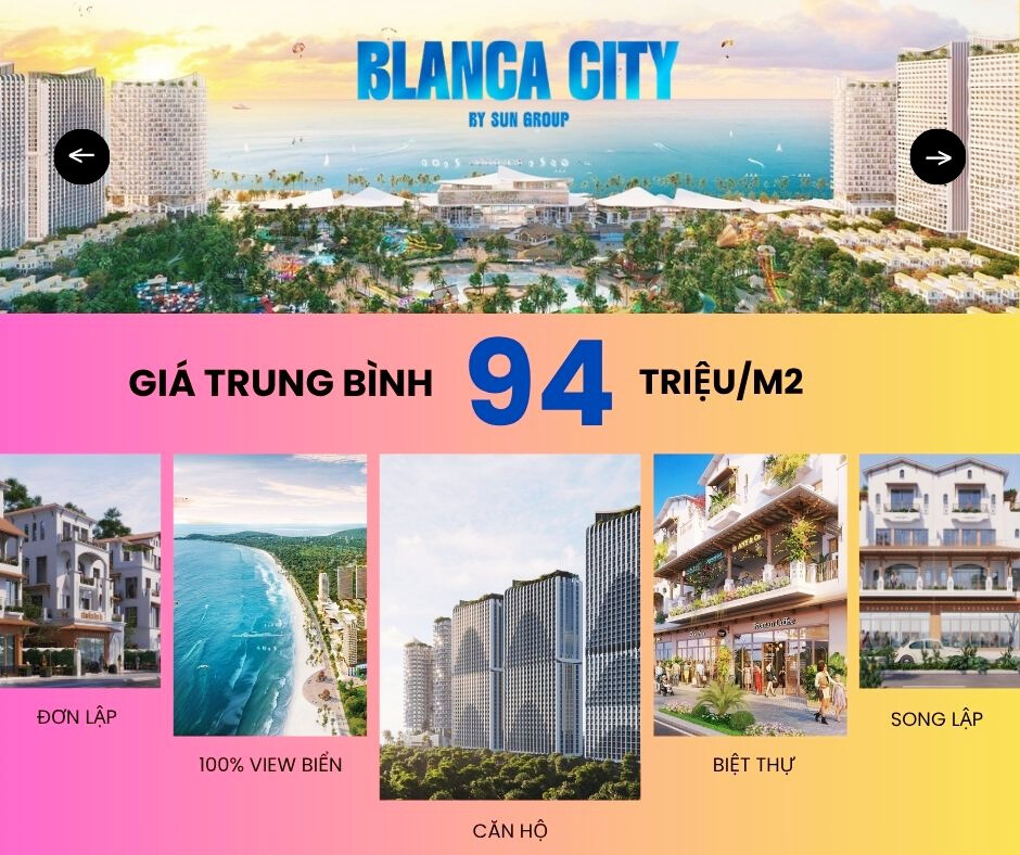 Giá Dự án Blanca City